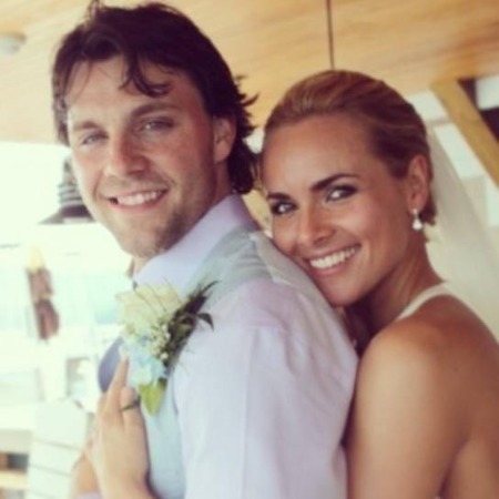 Cristina Blackwell and Peter MacArthur wedding picture.